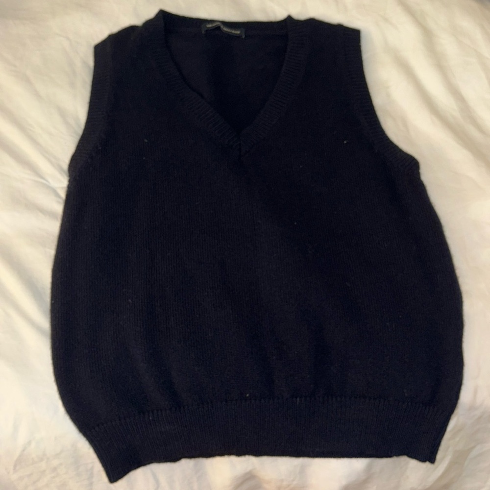 Brandy Melville oversized navy vest